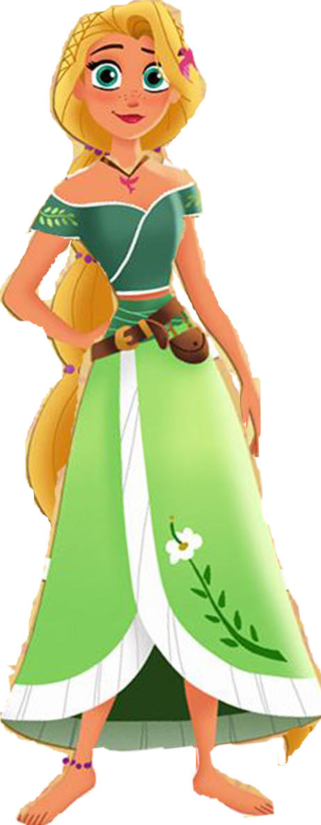 tangled green dress Chelsey Gentry cosplay
