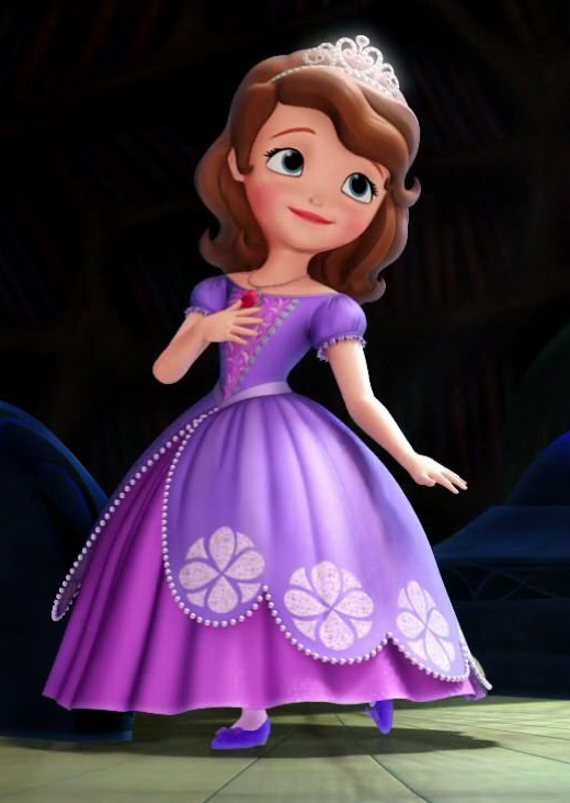 disney princess with purple dress 2012 Disney Jr Sofia the First Princess Doll Purple Dress 5 Bow Button Mattel