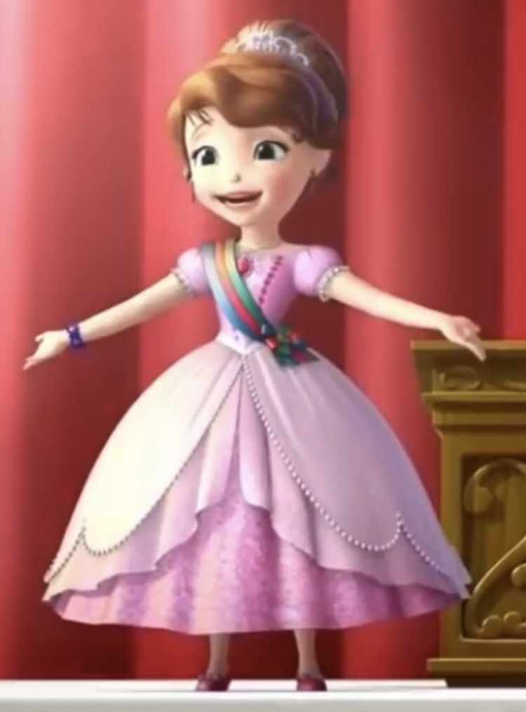 sofia the first red dress Princess