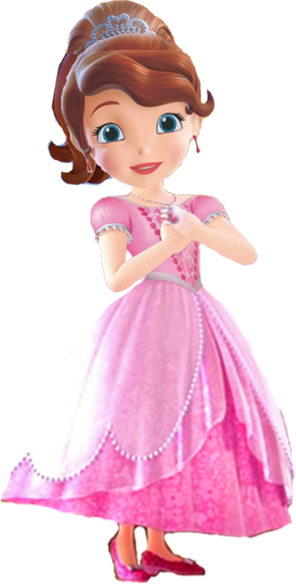pink sofia the first dress | Two Sofias! It has a detachable sash with pin and eyelet trim on the full skirting Sofia the First in Pink"