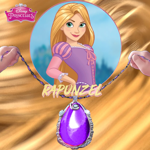 Disney Princess Amulet Necklace Rapunzel 7 by PrincessAmulet16 on