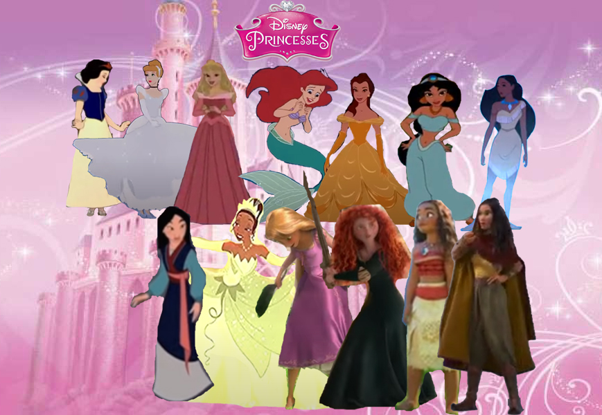 Portrait des 13 princesses Disney
