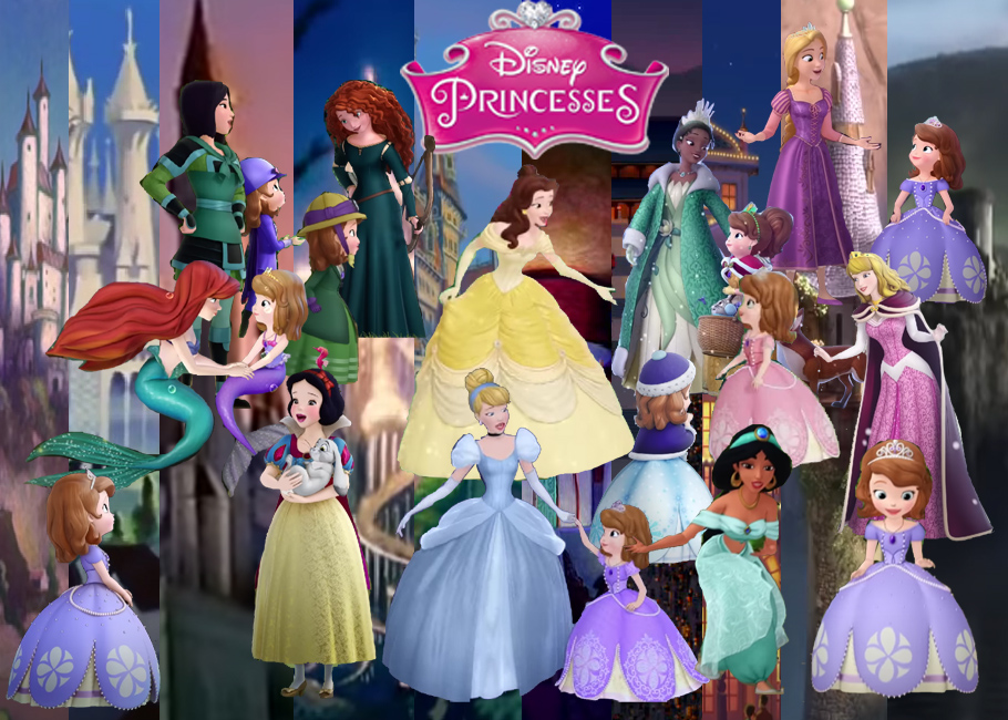 Sofia The First And Her Disney Princess Group By PrincessAmulet16 On sofia-the-first-and-her-disney-princess-group-by-princessamulet16-on