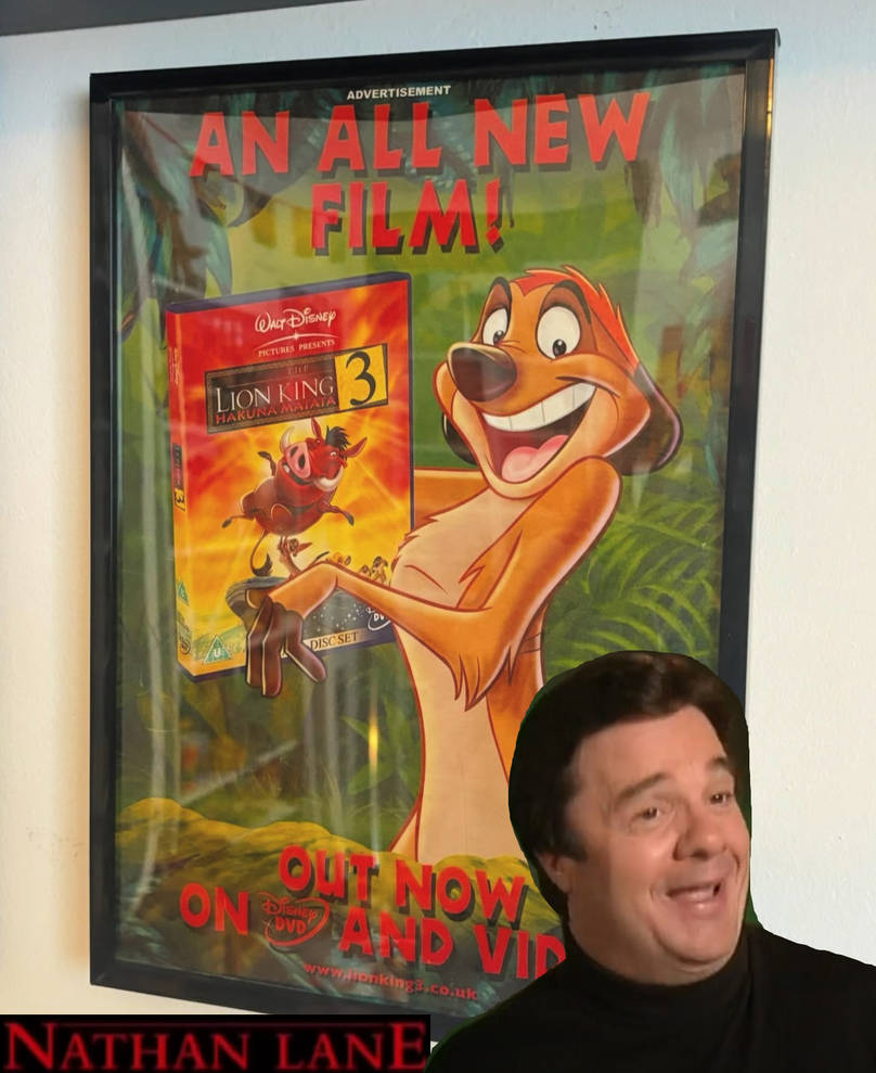 Timon Poster 2004 Nathan Lane Actor Lion King 3 9 by PrincessAmulet16 ...