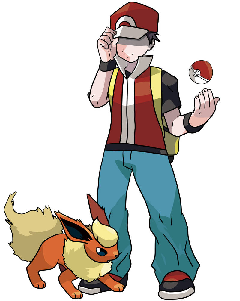 Red From Pokemon by DarthRAVEN69 on DeviantArt