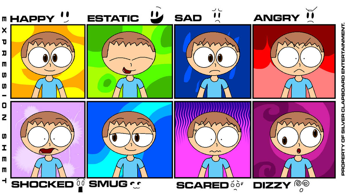 Kacper Kiedrowski's Expression Sheet by KacperKiedrowski2006 on DeviantArt