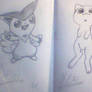 Sketchbook PKMN - 1 and 2