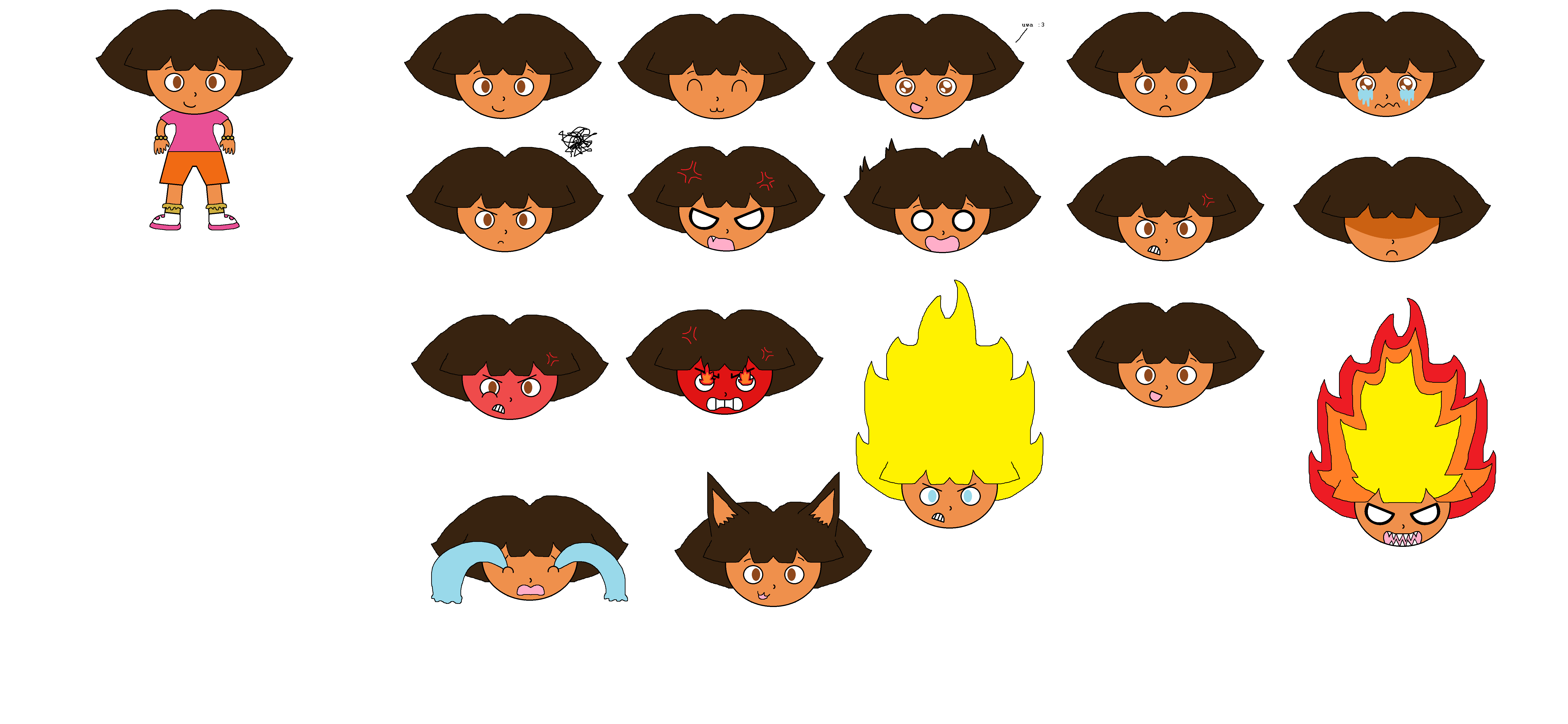 Ugly Dora Haircut Now Dora Is Adorable!!! by brillyskchakan1cv2 on DeviantArt