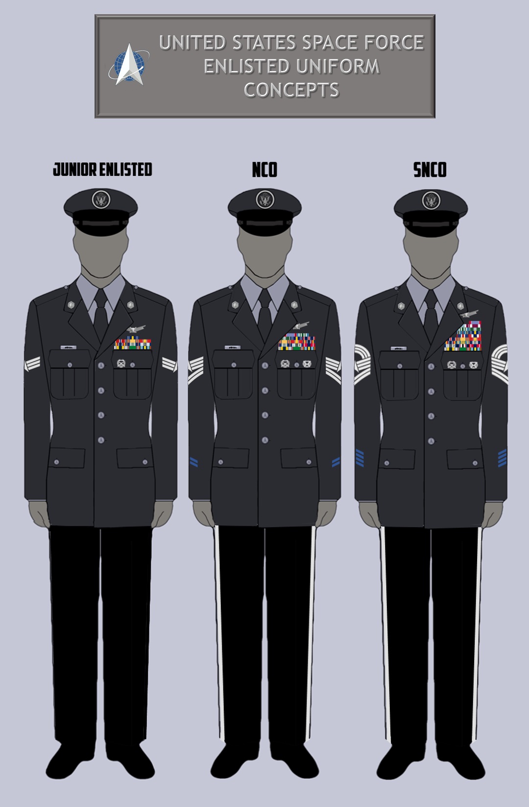 us space force dress blues Guardians wear new Space Force dress uniforms for first-time at basic training graduation ceremony > Defense Logistics Agency > News Article View