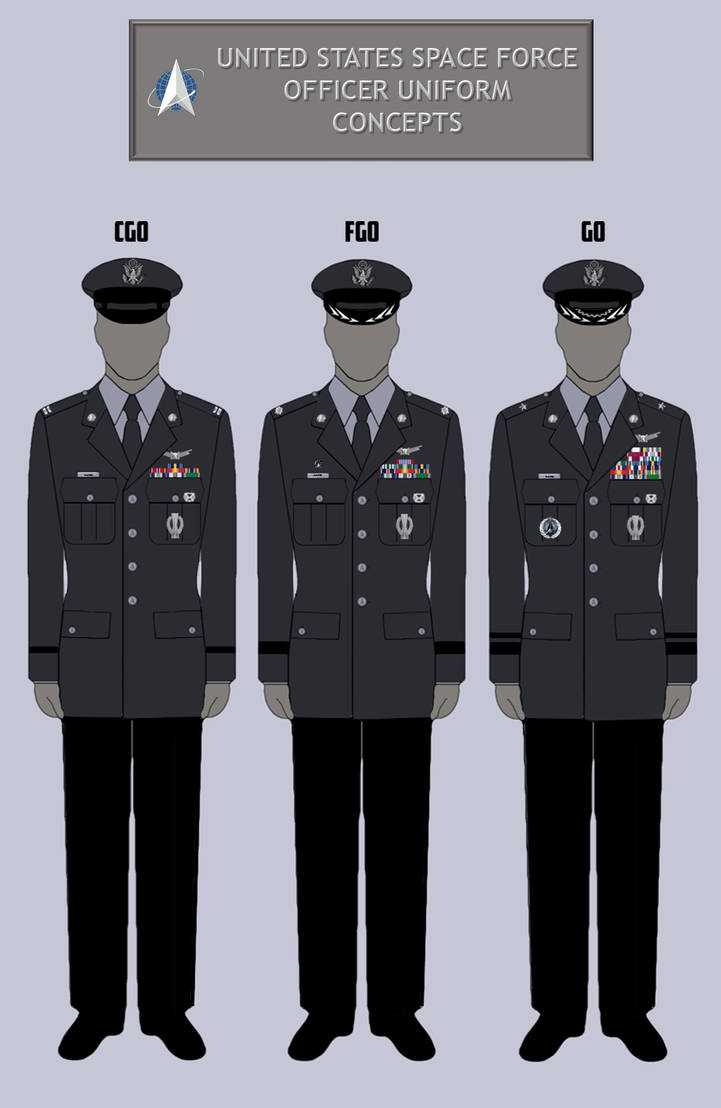 United States Space Force Officer Uniform Concept by ProfJH on DeviantArt