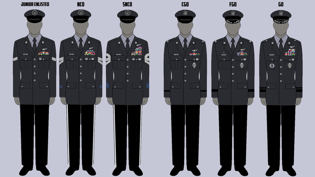 United States Space Force Uniforms Concept By Profjh On Deviantart