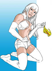 Emma Frost at Spitballin'