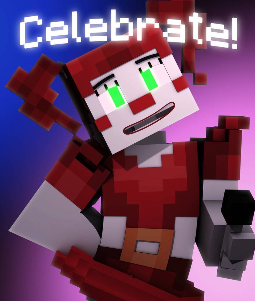 Circus baby Minecraft poster by Gnisca2152 on DeviantArt
