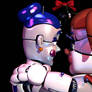 Baby And Ballora Under The Mistletoe