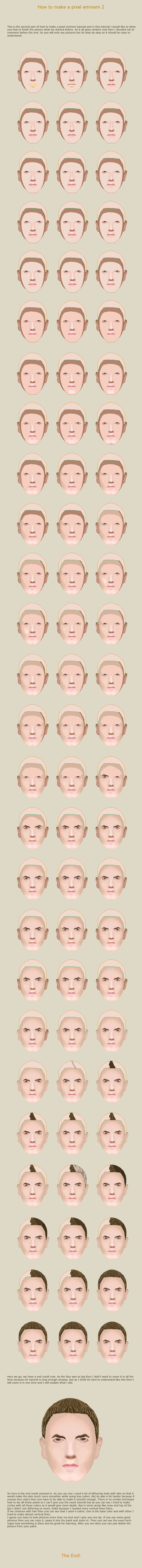 How to make a pixel eminem 2