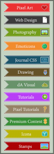 Gallery Folder Ribbons by vanmall on DeviantArt