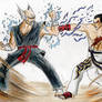 Heihachi vs Kazuya