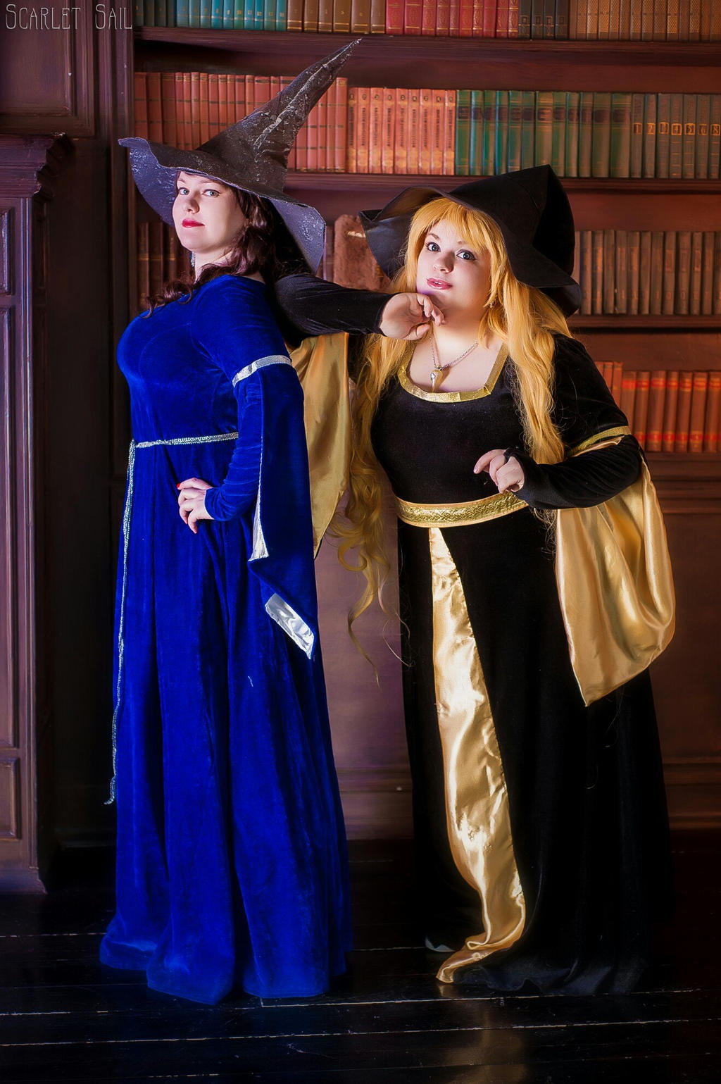 Rowena Ravenclaw and Helga Hufflepuff