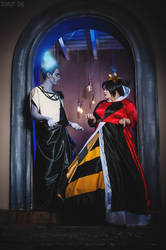 Villians - Hades and queen of Hearts by Matsu-Sotome