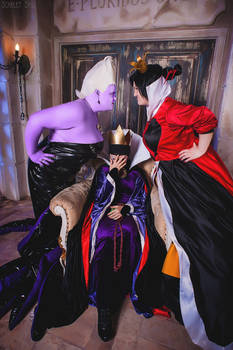 Evil Queen, Queen of Hearts and Ursula