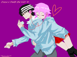 Cuddling Crona x Death the Kid