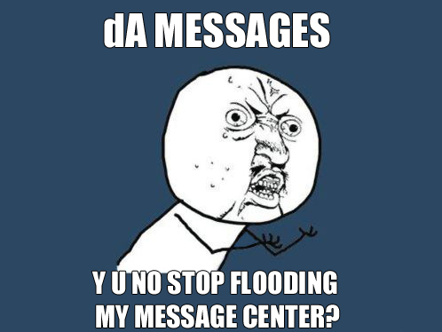 dA Messages Y U NO