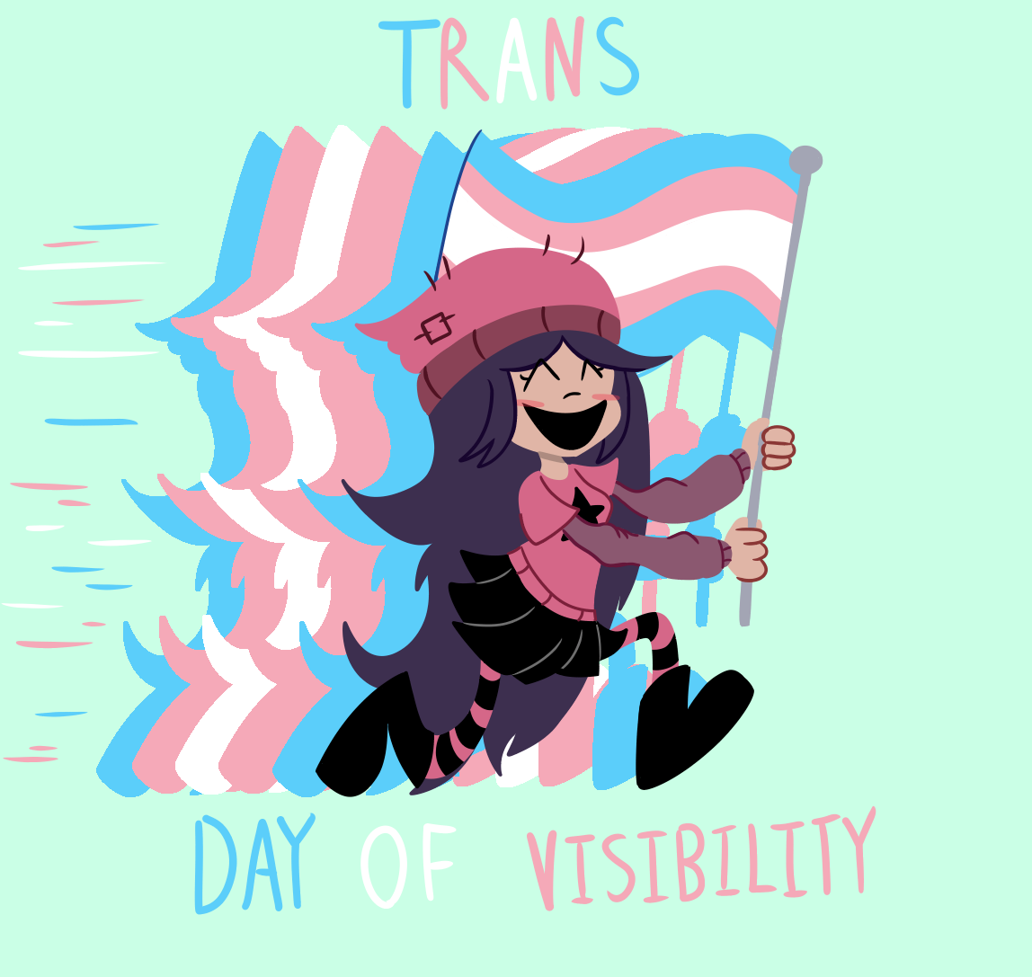 Trans Woman Deviantart Trans Day Of Visibility by MedleyArtz on DeviantArt