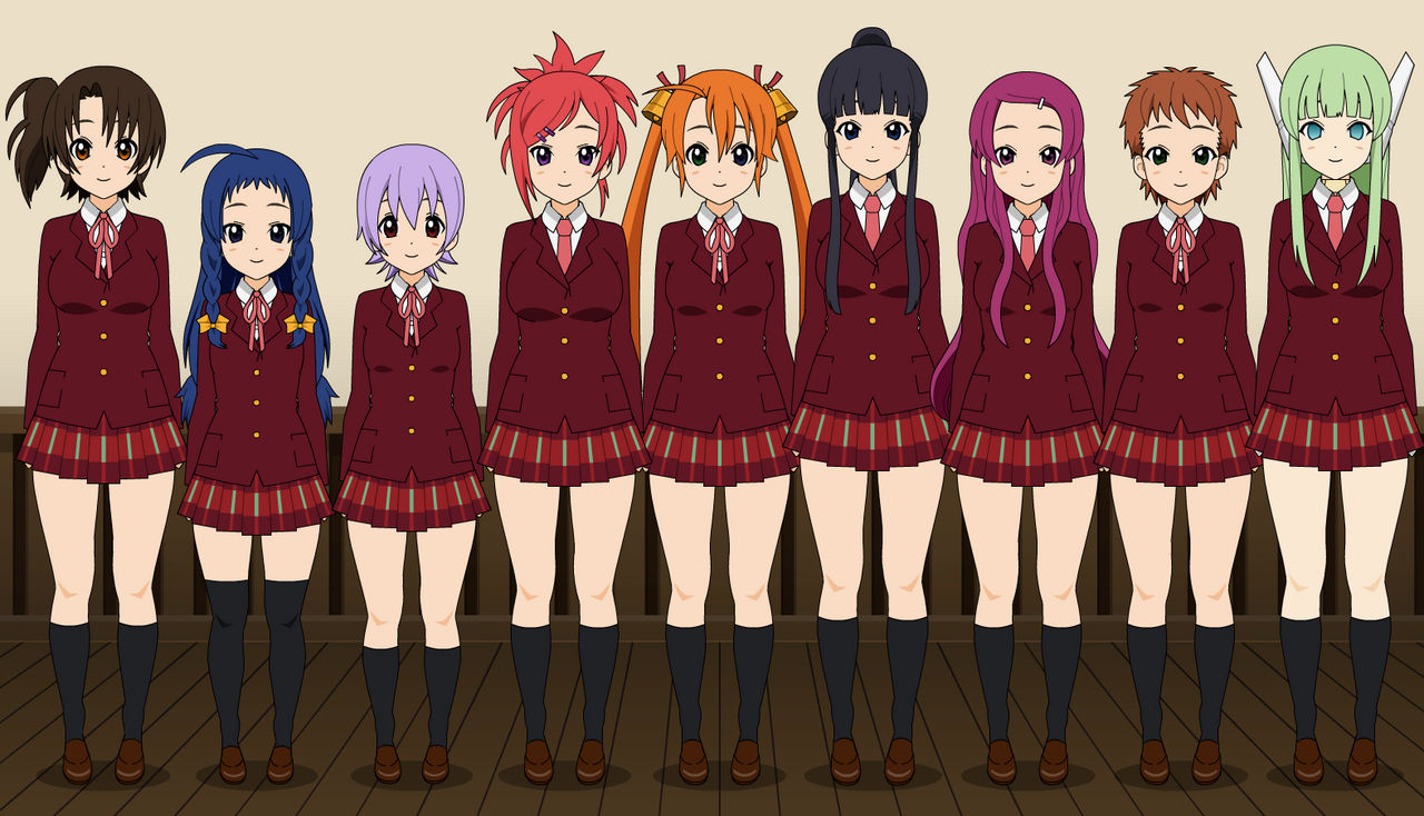 Negima Deviantart Negima: Class 3-A by LinkHelios234 on DeviantArt