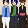 Kira,Athrun and Shinn