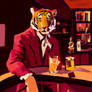 Young Jefe orders beer.