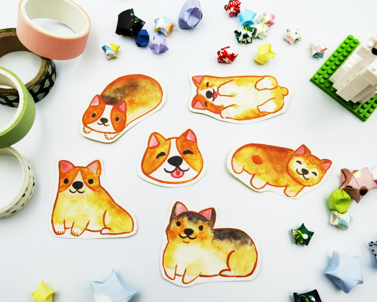 Science Corgi Sticker Corgi stickers by jessthechen on DeviantArt