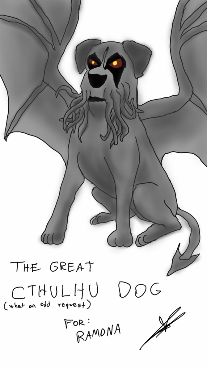 The great Cthulhu Dog by DBTart on DeviantArt