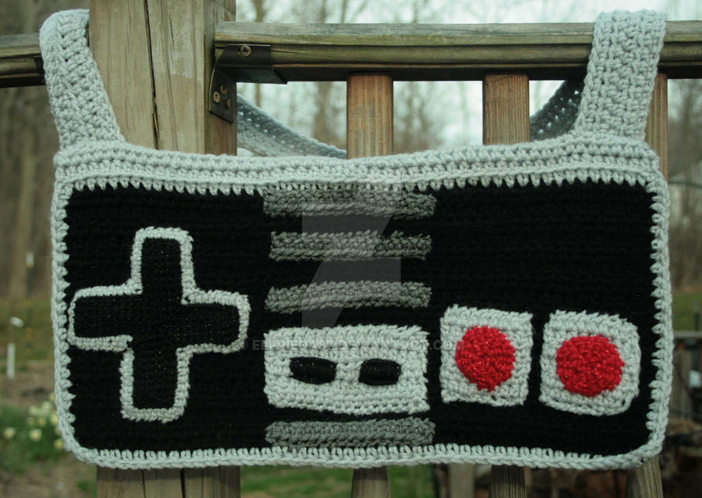 Nintendo Controller Bra NES controler bag by Elfrieda87 on DeviantArt