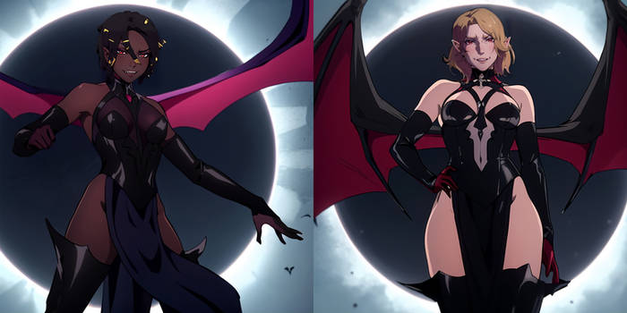 Castlevania Nocturne - Vampire Tera and Annette