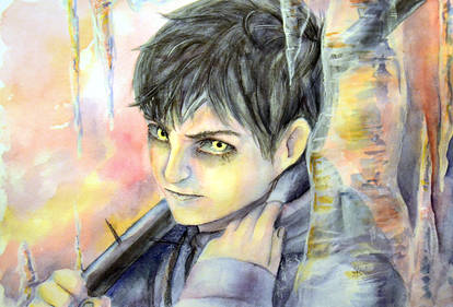 Black Jack watercolor