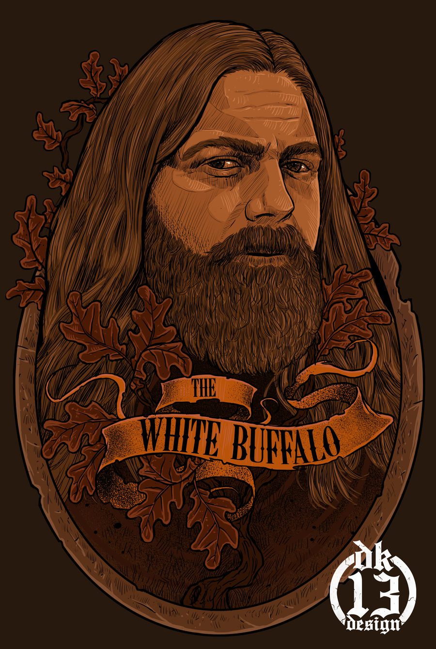 næve Resignation Begrænse The White Buffalo tour poster by DK13Design on DeviantArt
