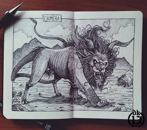 Bestiary Sketchbook: Chimera!