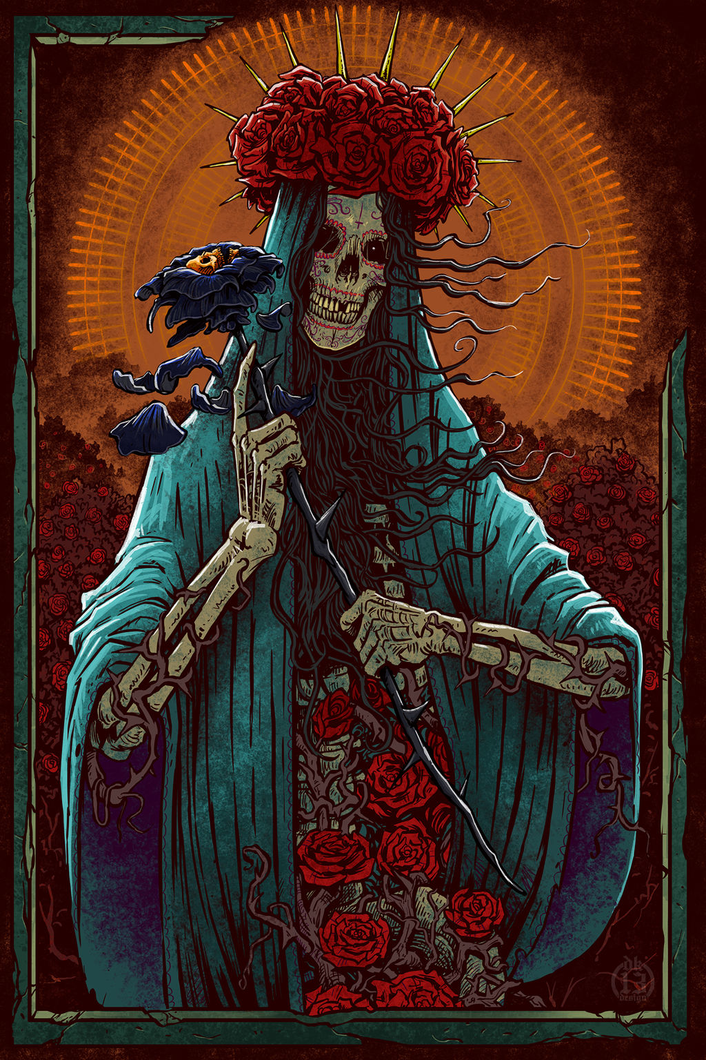 Santa Muerte By DK13Design On DeviantArt santa-muerte-by-dk13design-on-deviantart