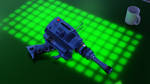 Kryten's Bazookoid Pistol - Red Dwarf by bromtomley