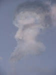 man in cloud