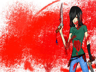 Gwen Walpaper Blood - No Name