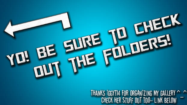 Heck yes there are folders!