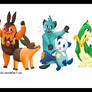 New Pokemon: Starters+Evos