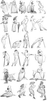 Life Drawing for Animation Gestures 10-27, 10-29