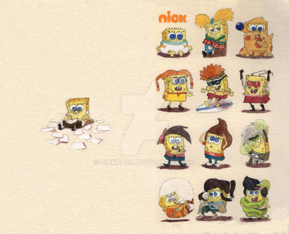Nickelodeon Sketchbook Design by pinkpaca on DeviantArt