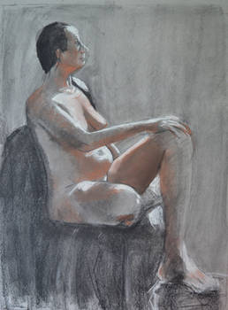 Seated Nude Study 11-9-15