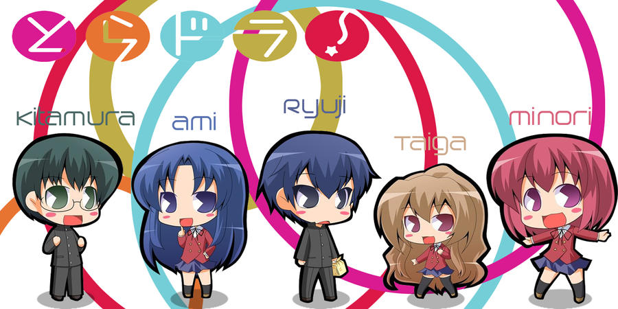 Toradora Chibi Characters Wallpaper By Appleshop646 On Deviantart Toradora Chibi Characters Wallpaper By Appleshop646 On Deviantart