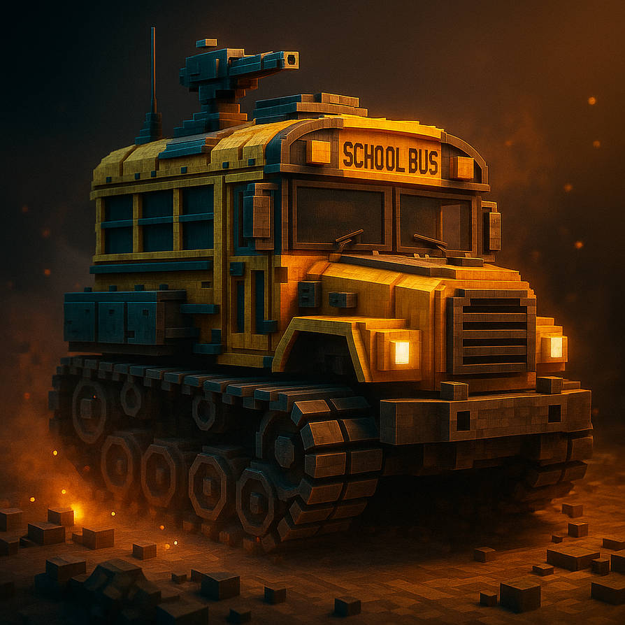 Tank Bus Rukh School Bus - Tank by imagixelstudios on DeviantArt