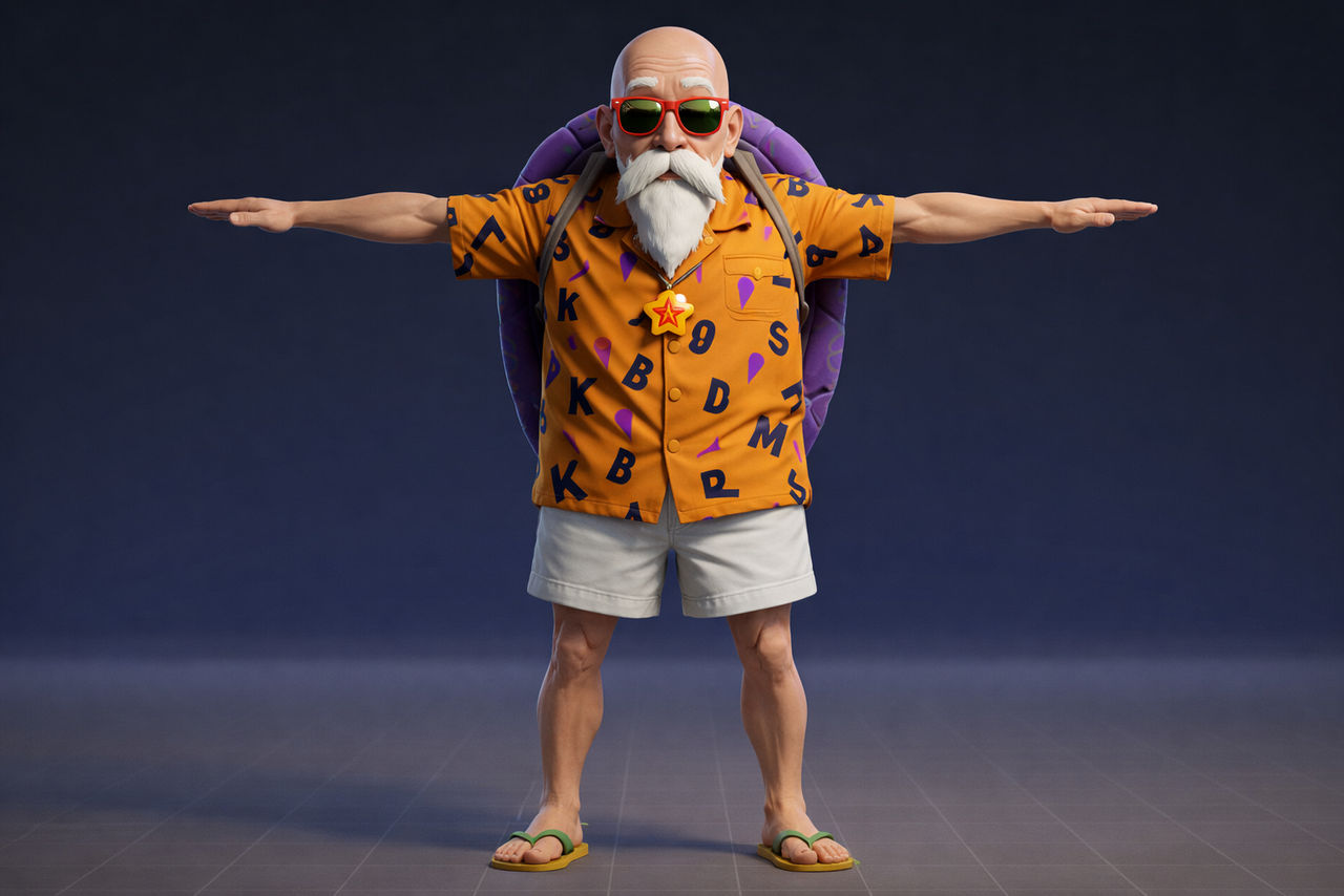 Api Roshi Master Roshi by imagixelstudios on DeviantArt