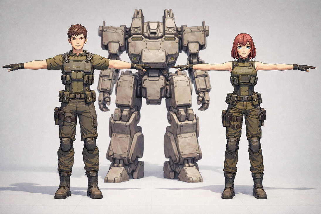 TACTICAL GUARD MECH UNIT 27 by imagixelstudios on DeviantArt